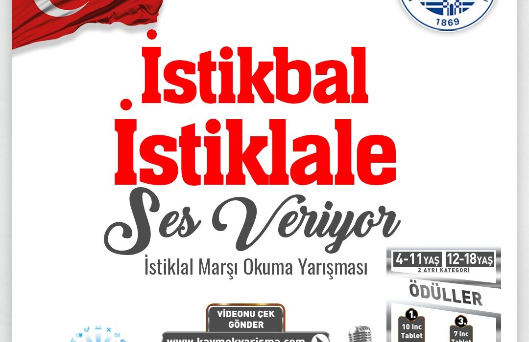 KAYMEK’TEN İSTİKLAL MARŞI OKUMA YARIŞMASI